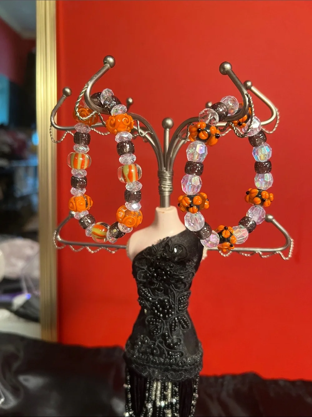 Two beautiful beaded bracelets homemade